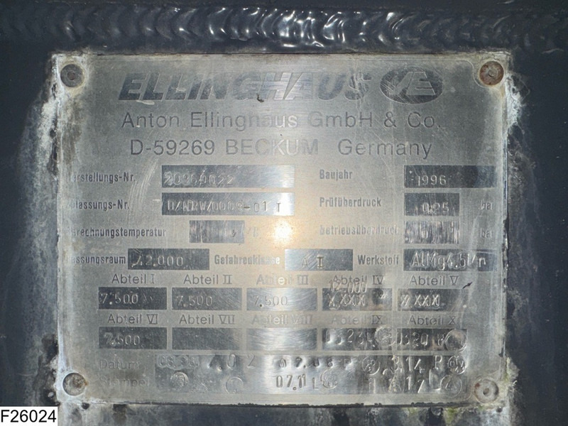 ELLINGHAUS Fuel 42.000 Liter, 5 Comp - Tank semi-trailer: picture 4 ELLINGHAUS Fuel 42.000 Liter, 5 Comp - Tank semi-trailer: picture 4