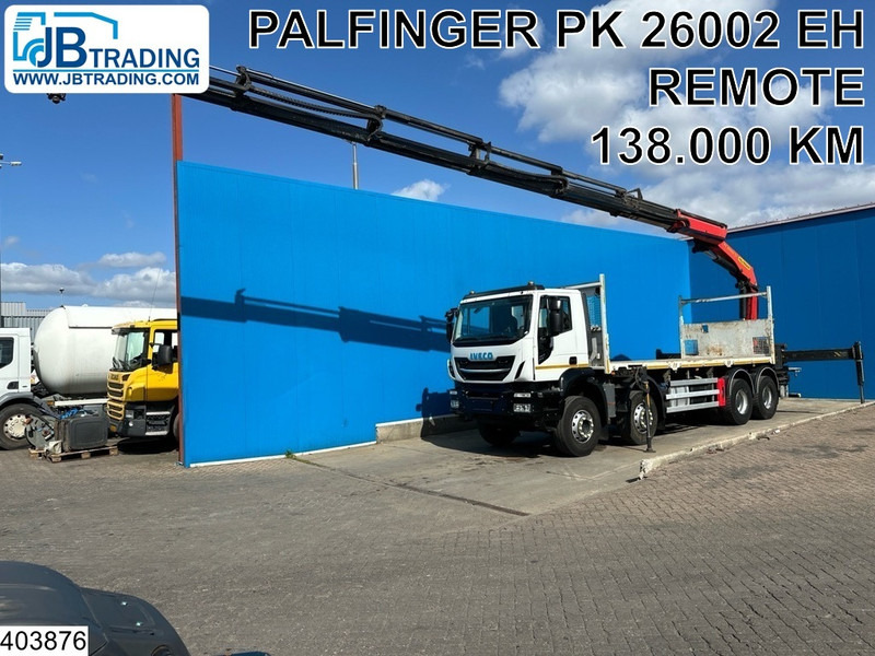 Iveco Stralis 360 8x4, EURO 6, Palfinger, Remote, Steel suspenion - Dropside/ Flatbed truck, Crane truck: picture 1 Iveco Stralis 360 8x4, EURO 6, Palfinger, Remote, Steel suspenion - Dropside/ Flatbed truck, Crane truck: picture 1