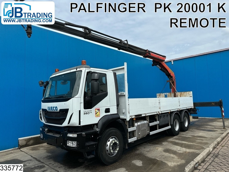 Iveco Trakker 360 6X4, EURO 6, Palfinger, Retarder, Steel suspension - Dropside/ Flatbed truck, Crane truck: picture 1 Iveco Trakker 360 6X4, EURO 6, Palfinger, Retarder, Steel suspension - Dropside/ Flatbed truck, Crane truck: picture 1