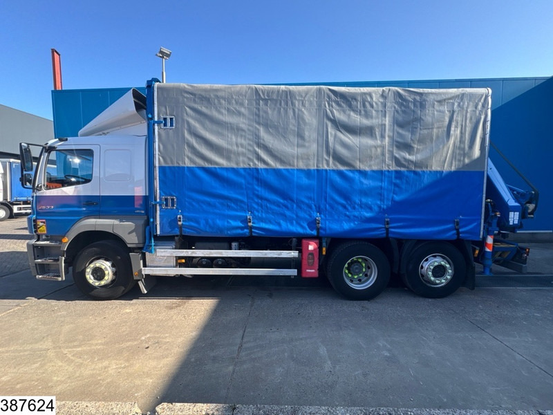 Dropside/ Flatbed truck, Crane truck Mercedes-Benz Axor 2533 6X2, PM, Remote: picture 14