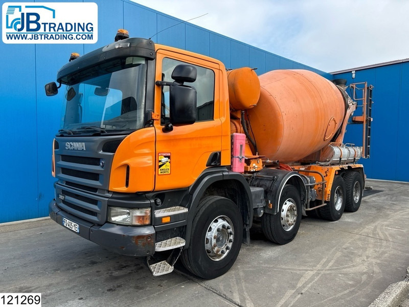 Scania P 380 8X4, Manual, Steel suspension, Stetter 8M3 - Concrete mixer truck: picture 1 Scania P 380 8X4, Manual, Steel suspension, Stetter 8M3 - Concrete mixer truck: picture 1