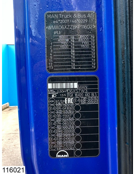 Leasing of MAN TGX 18 420 EURO 6, Standairco, ADR, Engine defect MAN TGX 18 420 EURO 6, Standairco, ADR, Engine defect: picture 7