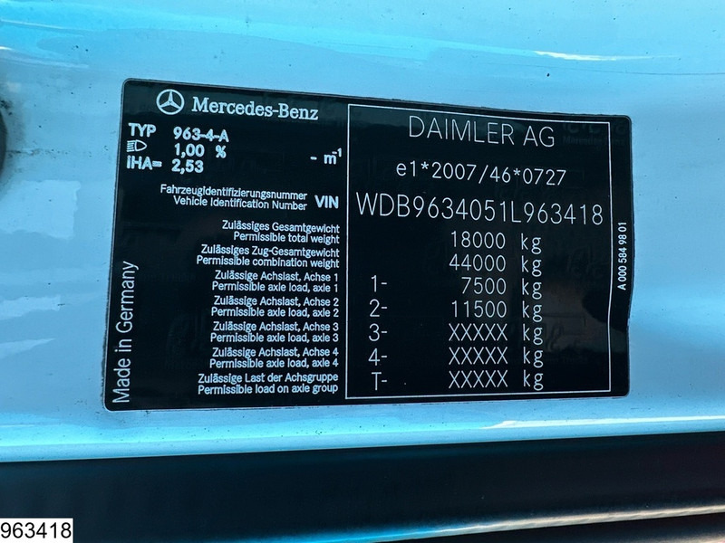 Tractor unit Mercedes-Benz Actros 1843 EURO 6, Retarder, Lohr, Standairco: picture 7 Tractor unit Mercedes-Benz Actros 1843 EURO 6, Retarder, Lohr, Standairco: picture 7