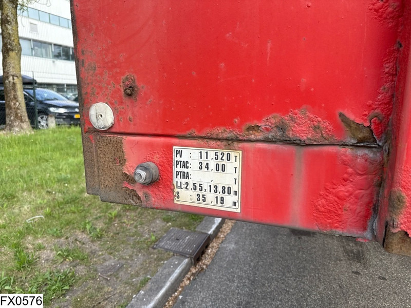 Dropside/ Flatbed semi-trailer Trailor open laadbak Kennis 16000: picture 11