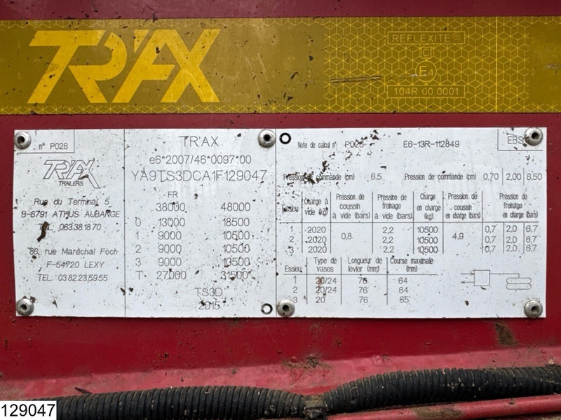 Trax open laadbak Timber transport, Kesla 2014 - Timber semi-trailer: picture 4 Trax open laadbak Timber transport, Kesla 2014 - Timber semi-trailer: picture 4