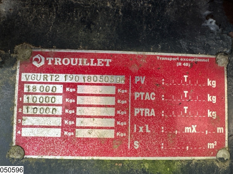 Trouillet Autonoom - Dropside/ Flatbed trailer: picture 4 Trouillet Autonoom - Dropside/ Flatbed trailer: picture 4