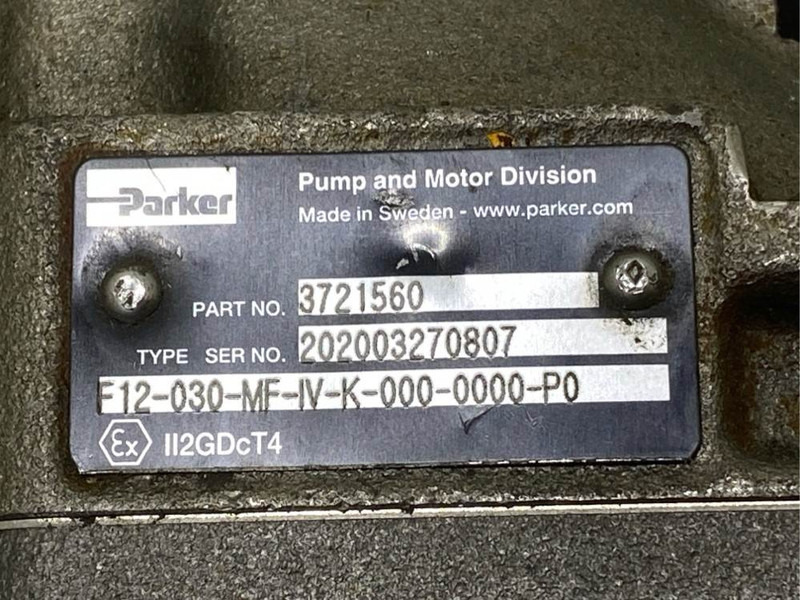Parker F12-030-MF-IV-K - 3721560 - Drive motor/Fahrmotor - Hydraulics for Construction machinery: picture 5 Parker F12-030-MF-IV-K - 3721560 - Drive motor/Fahrmotor - Hydraulics for Construction machinery: picture 5