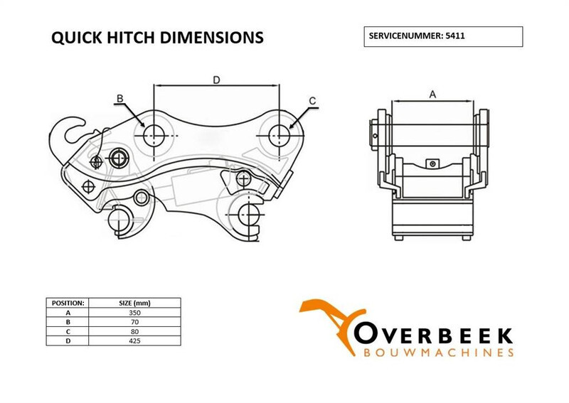 TEFRA R906 / 20T - Liebherr - Quick coupler - Quick coupler for Construction machinery: picture 5 TEFRA R906 / 20T - Liebherr - Quick coupler - Quick coupler for Construction machinery: picture 5