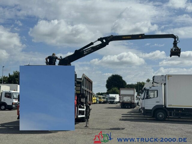 Andere Abrollcontainer + Kran Jonsered 1020 7,3m = 1,4t - Hook lift truck, Crane truck: picture 2 Andere Abrollcontainer + Kran Jonsered 1020 7,3m = 1,4t - Hook lift truck, Crane truck: picture 2