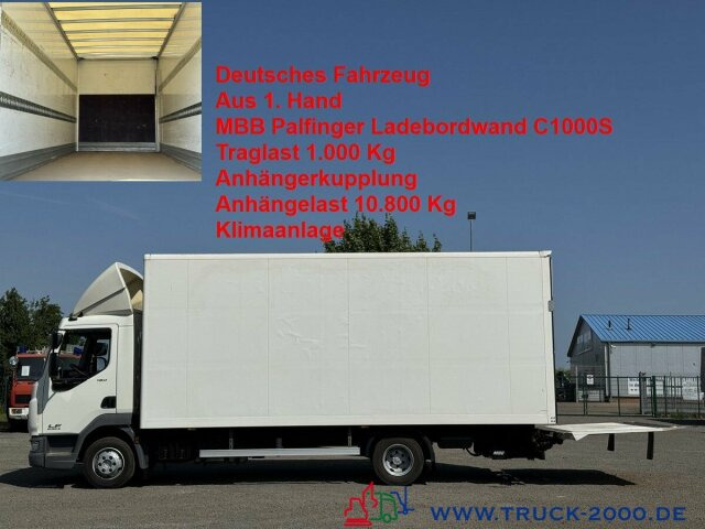 DAF LF 180 MBB Palfinger LBW 1.000 Kg + AHK + Klima - Box van: picture 1 DAF LF 180 MBB Palfinger LBW 1.000 Kg + AHK + Klima - Box van: picture 1