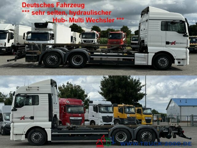 MAN TGX 26.480 XLX Haus Bett hydr Hub Multi Wechsler - Container transporter/ Swap body truck: picture 1 MAN TGX 26.480 XLX Haus Bett hydr Hub Multi Wechsler - Container transporter/ Swap body truck: picture 1
