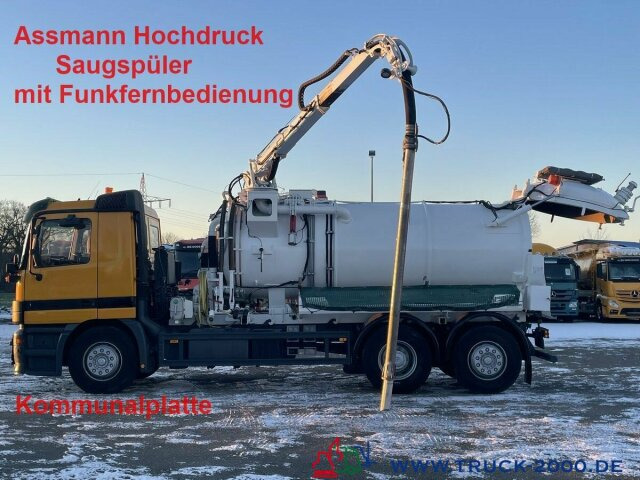 Mercedes-Benz 2631 Assmann Hochdruck Saugspüler 9000 l. Tank - Vacuum truck: picture 1 Mercedes-Benz 2631 Assmann Hochdruck Saugspüler 9000 l. Tank - Vacuum truck: picture 1