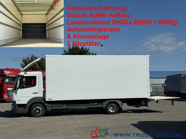 Mercedes-Benz Atego 818 Koffer LBW DHOLLANDIA 1.000kg 3 Sitze - Box van: picture 1 Mercedes-Benz Atego 818 Koffer LBW DHOLLANDIA 1.000kg 3 Sitze - Box van: picture 1