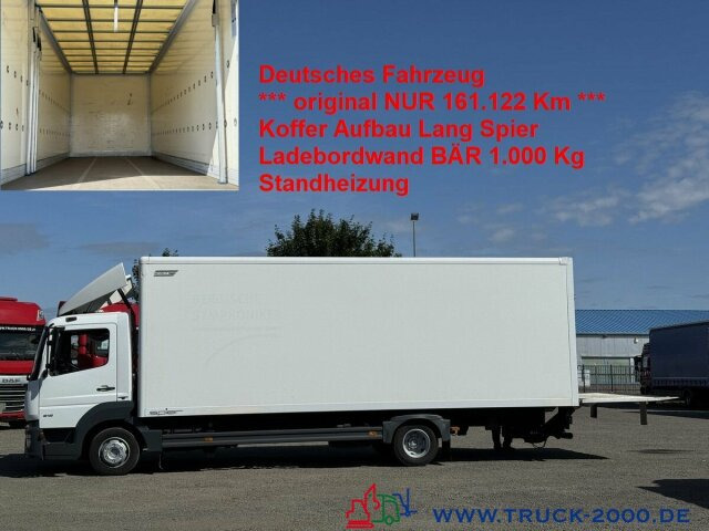 Mercedes-Benz Atego 818 Lang Koffer Ladebordwand BÄR 1.000kg - Box van: picture 1 Mercedes-Benz Atego 818 Lang Koffer Ladebordwand BÄR 1.000kg - Box van: picture 1