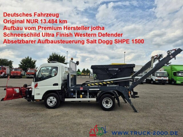 Mitsubishi Canter Fuso 6S15 Winter Schneeschild Salzstreuer - Skip loader truck: picture 1 Mitsubishi Canter Fuso 6S15 Winter Schneeschild Salzstreuer - Skip loader truck: picture 1