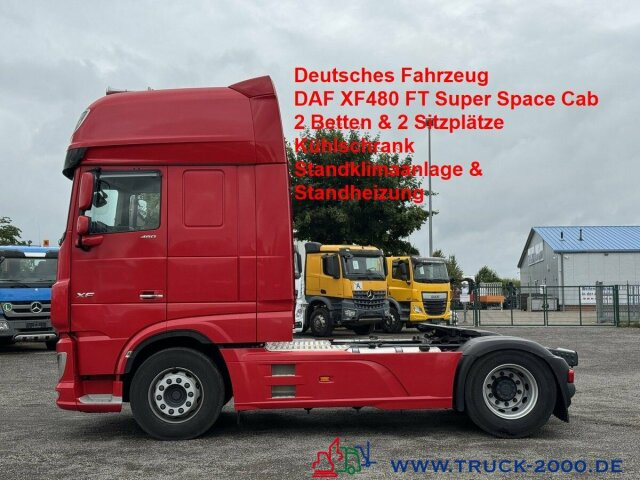 DAF XF 480 FT Super Space Cab 2 Betten + Kühlschrank - Tractor unit: picture 1 DAF XF 480 FT Super Space Cab 2 Betten + Kühlschrank - Tractor unit: picture 1