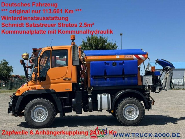 Unimog U300 4x4 Winterdienst Salzstreuer Zapfwelle - Truck: picture 1 Unimog U300 4x4 Winterdienst Salzstreuer Zapfwelle - Truck: picture 1