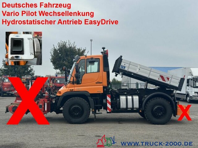 Unimog U 500 Vario Pilot Wechsellenkung EasyDrive Klima - Tipper: picture 1 Unimog U 500 Vario Pilot Wechsellenkung EasyDrive Klima - Tipper: picture 1