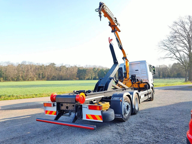 MAN TGX 26.400 6x2 Euro5 Container LEEBUR + Crane Effer 145 - Hook lift truck, Crane truck: picture 4 MAN TGX 26.400 6x2 Euro5 Container LEEBUR + Crane Effer 145 - Hook lift truck, Crane truck: picture 4