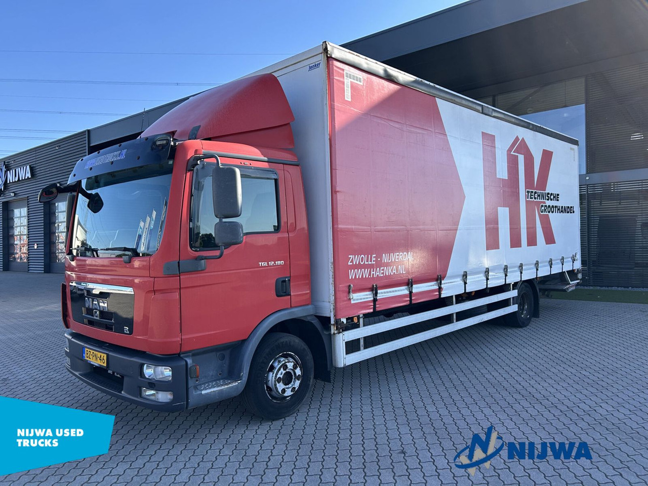 MAN TGL 12.180 4x2 Roldeur + Laadklep - Curtainsider truck: picture 1 MAN TGL 12.180 4x2 Roldeur + Laadklep - Curtainsider truck: picture 1