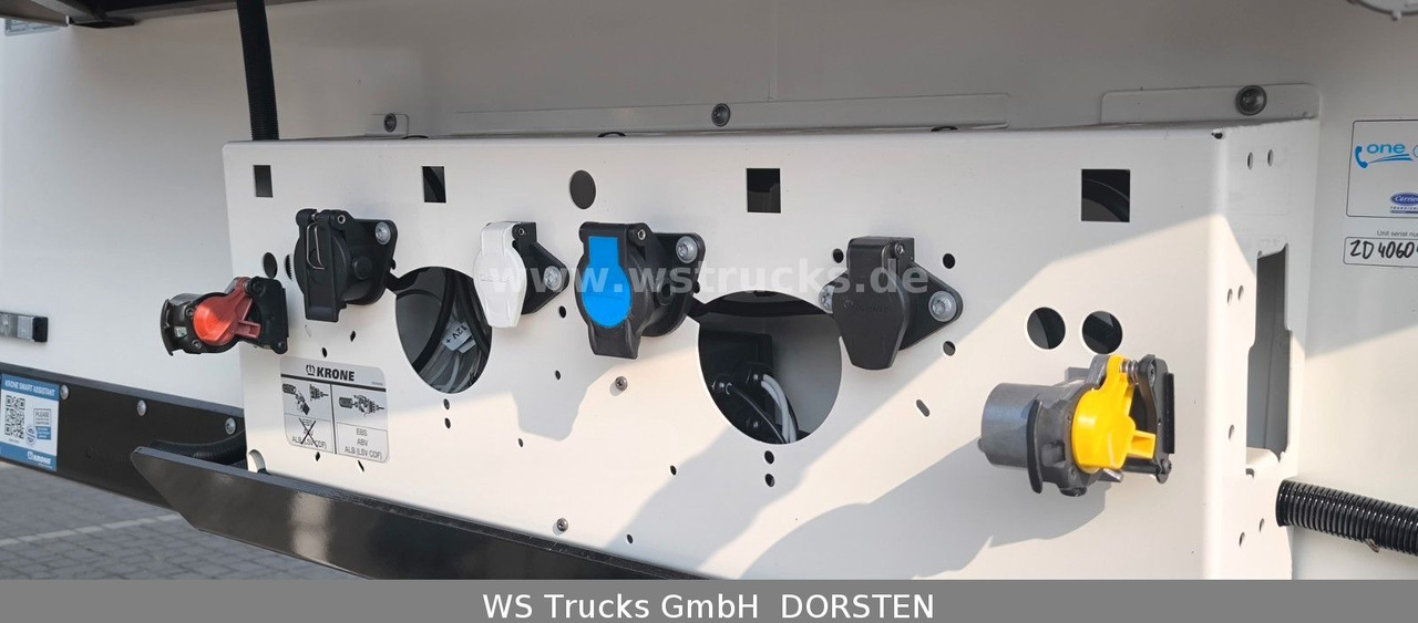 Closed box semi-trailer Krone Kühlauflieger Carrier Vector 1550 Rohrbahn: picture 6