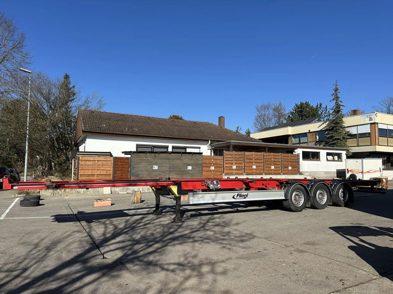 Fliegl 15 m extralang.Containerchassis f. 2 Wechselbrücke Containerchassis extralang f. 2 Wechselbr. - Container transporter/ Swap body semi-trailer: picture 1 Fliegl 15 m extralang.Containerchassis f. 2 Wechselbrücke Containerchassis extralang f. 2 Wechselbr. - Container transporter/ Swap body semi-trailer: picture 1
