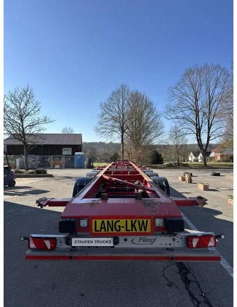 Fliegl 15 m extralang.Containerchassis f. 2 Wechselbrücke Containerchassis extralang f. 2 Wechselbr. - Container transporter/ Swap body semi-trailer: picture 4 Fliegl 15 m extralang.Containerchassis f. 2 Wechselbrücke Containerchassis extralang f. 2 Wechselbr. - Container transporter/ Swap body semi-trailer: picture 4