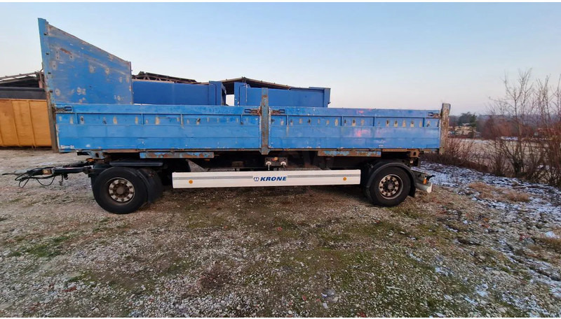 Krone 6 x Jumbo Lafette m. Pritsche+Bordwände 1.18m Höh 6 x Jumbo Lafette m. Pritsche+Bordwände 1.18m Höhe! - Dropside/ Flatbed trailer: picture 1 Krone 6 x Jumbo Lafette m. Pritsche+Bordwände 1.18m Höh 6 x Jumbo Lafette m. Pritsche+Bordwände 1.18m Höhe! - Dropside/ Flatbed trailer: picture 1
