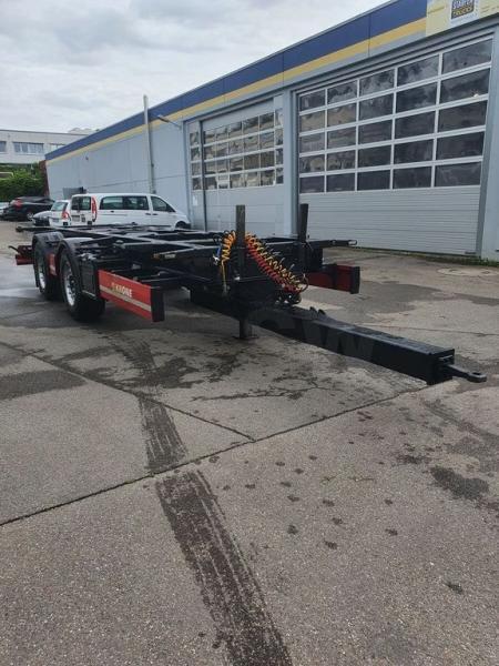 Krone Tandem Standard Lafette tiefgekuppelt - Container transporter/ Swap body trailer: picture 1 Krone Tandem Standard Lafette tiefgekuppelt - Container transporter/ Swap body trailer: picture 1