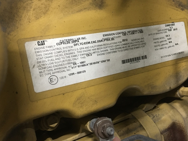 Caterpillar C9.3 C9N-3655969 USED - Construction machinery: picture 4 Caterpillar C9.3 C9N-3655969 USED - Construction machinery: picture 4