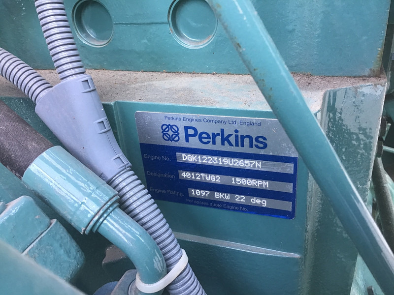 Perkins 4012 TWG2 GENERATOR 1000KVA USED - Generator set: picture 5 Perkins 4012 TWG2 GENERATOR 1000KVA USED - Generator set: picture 5