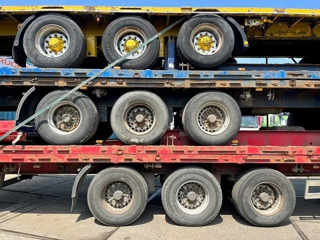 Dropside/ Flatbed semi-trailer Pacton T3-001 13.60 METER (CURTAINSIDE) TRAILERPACKAGE (DRUM BRAKES / SAF AXLES / ABS BRAKE SYSTEM): picture 7