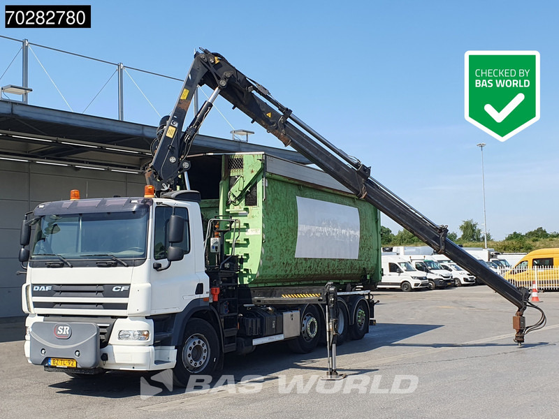 DAF CF85.360 8X2 NL-Truck Hiab 211 E-3 HIPRO Kran 21T Multilift Euro 5 - Hook lift truck, Crane truck: picture 1 DAF CF85.360 8X2 NL-Truck Hiab 211 E-3 HIPRO Kran 21T Multilift Euro 5 - Hook lift truck, Crane truck: picture 1