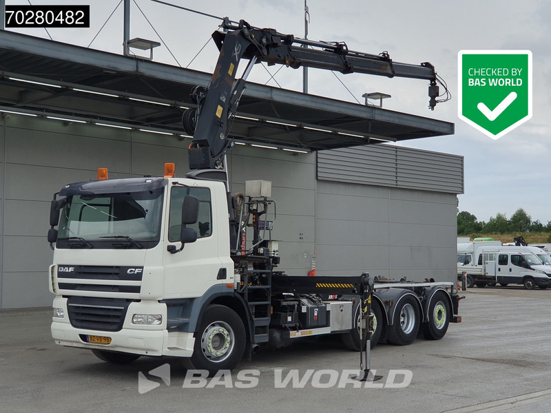 DAF CF85.360 8X2 NL-Truck Hiab 211 E-3 Hipro Kran 21tons Multilift Lift+steering Euro 5 - Hook lift truck, Crane truck: picture 1 DAF CF85.360 8X2 NL-Truck Hiab 211 E-3 Hipro Kran 21tons Multilift Lift+steering Euro 5 - Hook lift truck, Crane truck: picture 1