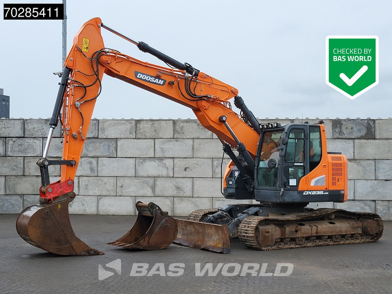 Doosan DX235 LCR-5 BLADE - 2 BUCKETS - GERMAN MACHINE - Crawler excavator: picture 1 Doosan DX235 LCR-5 BLADE - 2 BUCKETS - GERMAN MACHINE - Crawler excavator: picture 1