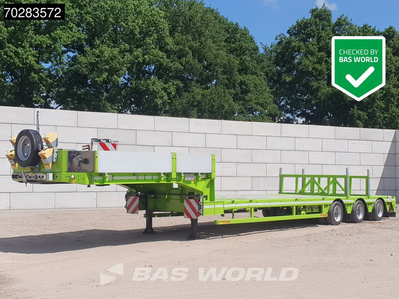Faymonville F-S43-1AAF 3 axles Extendable Twistlocks 3x Hydraulic Steering Galvanised - Low loader semi-trailer: picture 1 Faymonville F-S43-1AAF 3 axles Extendable Twistlocks 3x Hydraulic Steering Galvanised - Low loader semi-trailer: picture 1