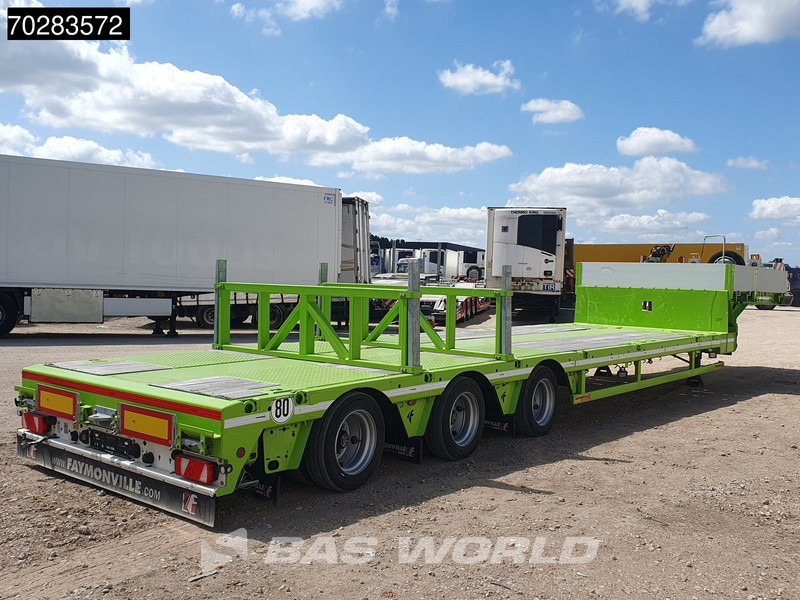 Faymonville F-S43-1AAF 3 axles Extendable Twistlocks 3x Hydraulic Steering Galvanised - Low loader semi-trailer: picture 5 Faymonville F-S43-1AAF 3 axles Extendable Twistlocks 3x Hydraulic Steering Galvanised - Low loader semi-trailer: picture 5
