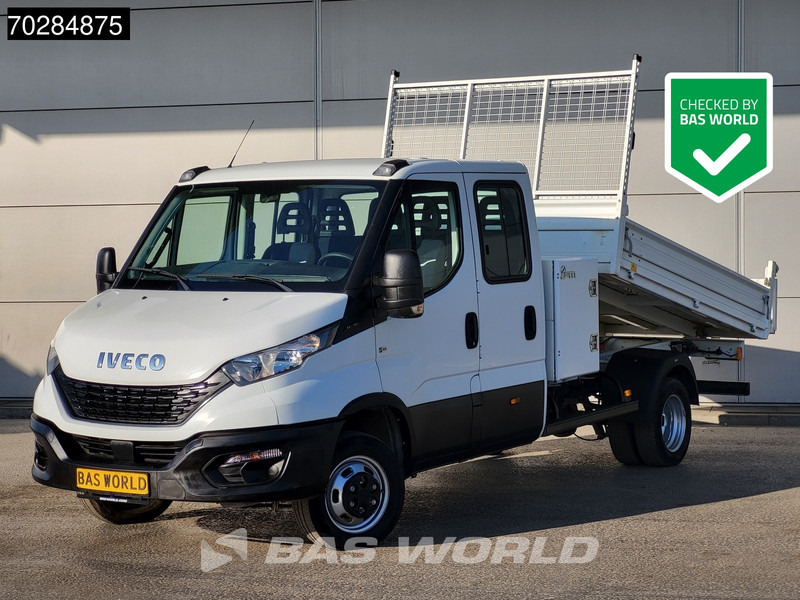 Iveco Daily 35C16 3.0L Open Laadbak Dubbel Cabine met Kist 3,5t trekhaak Dubbellucht Airco Cruise Pritsche Pickup Open Box 2m3 A/C Towbar Cr - Flatbed van: picture 1 Iveco Daily 35C16 3.0L Open Laadbak Dubbel Cabine met Kist 3,5t trekhaak Dubbellucht Airco Cruise Pritsche Pickup Open Box 2m3 A/C Towbar Cr - Flatbed van: picture 1