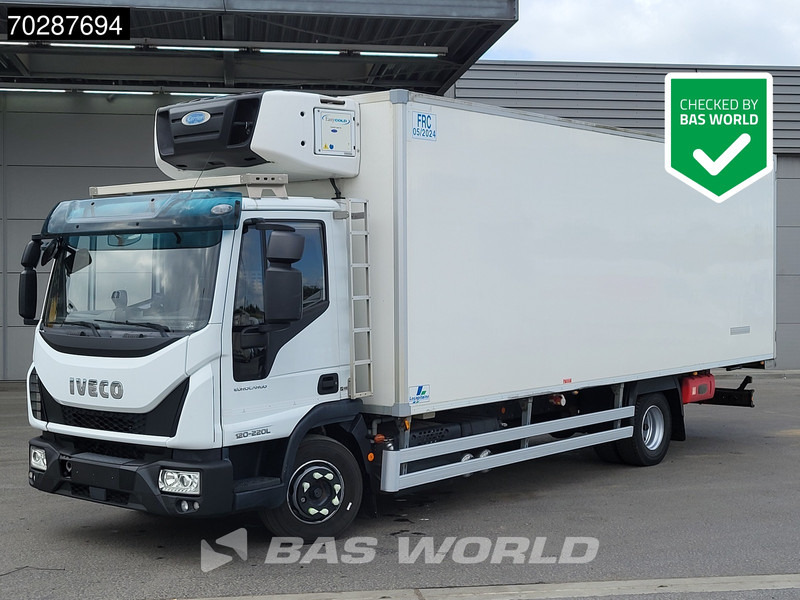 Iveco Eurocargo 120LE220 4X2 12tonner Carrier Supra 750 cooler Meat hang Manual Euro 6 - Refrigerator truck: picture 1 Iveco Eurocargo 120LE220 4X2 12tonner Carrier Supra 750 cooler Meat hang Manual Euro 6 - Refrigerator truck: picture 1