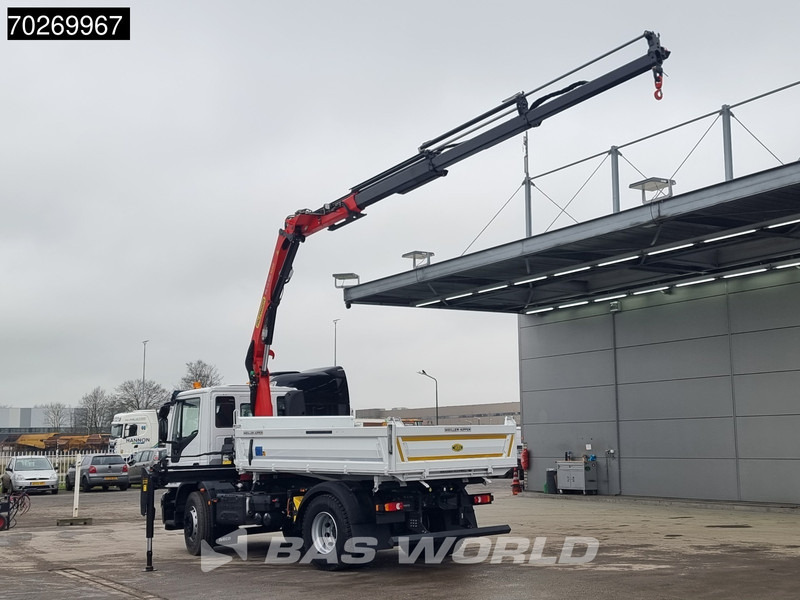 Iveco Eurocargo 180E320 4X2 Steelsuspension 3-Seiten Palfinger PK12.501 Euro 6 - Tipper, Crane truck: picture 2 Iveco Eurocargo 180E320 4X2 Steelsuspension 3-Seiten Palfinger PK12.501 Euro 6 - Tipper, Crane truck: picture 2