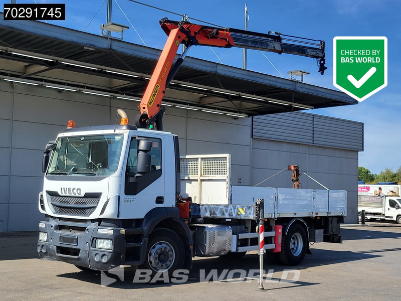 Iveco Stralis 310 4X2 Palfinger PK14502-SH Kran Crane Rotator Steel suspension Euro 6 - Dropside/ Flatbed truck, Crane truck: picture 1 Iveco Stralis 310 4X2 Palfinger PK14502-SH Kran Crane Rotator Steel suspension Euro 6 - Dropside/ Flatbed truck, Crane truck: picture 1