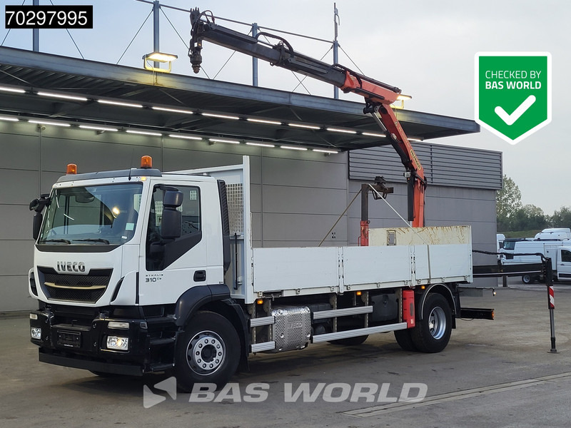 Iveco Stralis 310 Stralis 4X2 Palfinger PK12002 Crane Kran rotator Steelsuspension Automatic Euro 6 - Dropside/ Flatbed truck, Crane truck: picture 1 Iveco Stralis 310 Stralis 4X2 Palfinger PK12002 Crane Kran rotator Steelsuspension Automatic Euro 6 - Dropside/ Flatbed truck, Crane truck: picture 1