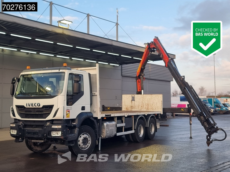 Iveco Trakker 360 6X4 Palfinger PK 18502 SH D Kran Crane Big axle Euro 6 - Dropside/ Flatbed truck, Crane truck: picture 1 Iveco Trakker 360 6X4 Palfinger PK 18502 SH D Kran Crane Big axle Euro 6 - Dropside/ Flatbed truck, Crane truck: picture 1