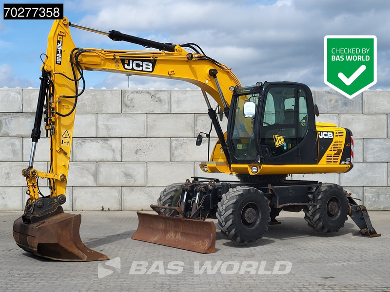 JCB JS145W BLADE + OUTRIGGERS - Wheel excavator: picture 1 JCB JS145W BLADE + OUTRIGGERS - Wheel excavator: picture 1