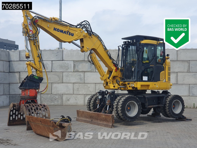 Komatsu PW118 MR -11 - Wheel excavator: picture 1 Komatsu PW118 MR -11 - Wheel excavator: picture 1