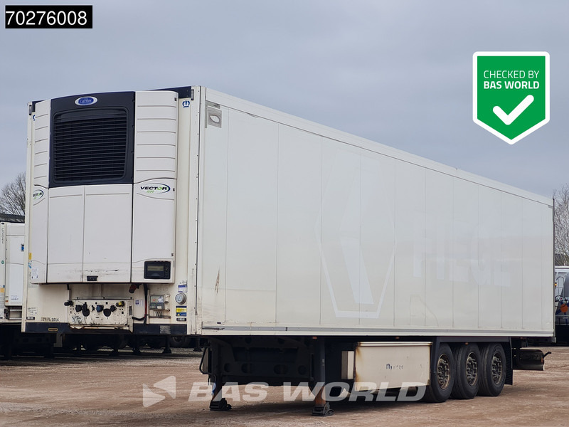 Krone Carrier Vector 1550 Liftachse Blumenbreit Doppelstock Palettenkasten - Refrigerator semi-trailer: picture 1 Krone Carrier Vector 1550 Liftachse Blumenbreit Doppelstock Palettenkasten - Refrigerator semi-trailer: picture 1