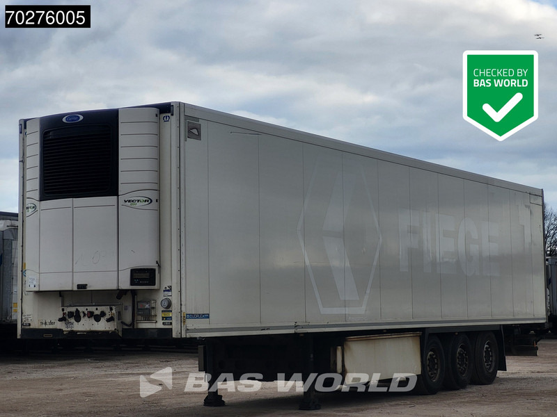 Krone Carrier Vector 1550 Liftachse Blumenbreit Doppelstock Palettenkasten - Refrigerator semi-trailer: picture 1 Krone Carrier Vector 1550 Liftachse Blumenbreit Doppelstock Palettenkasten - Refrigerator semi-trailer: picture 1