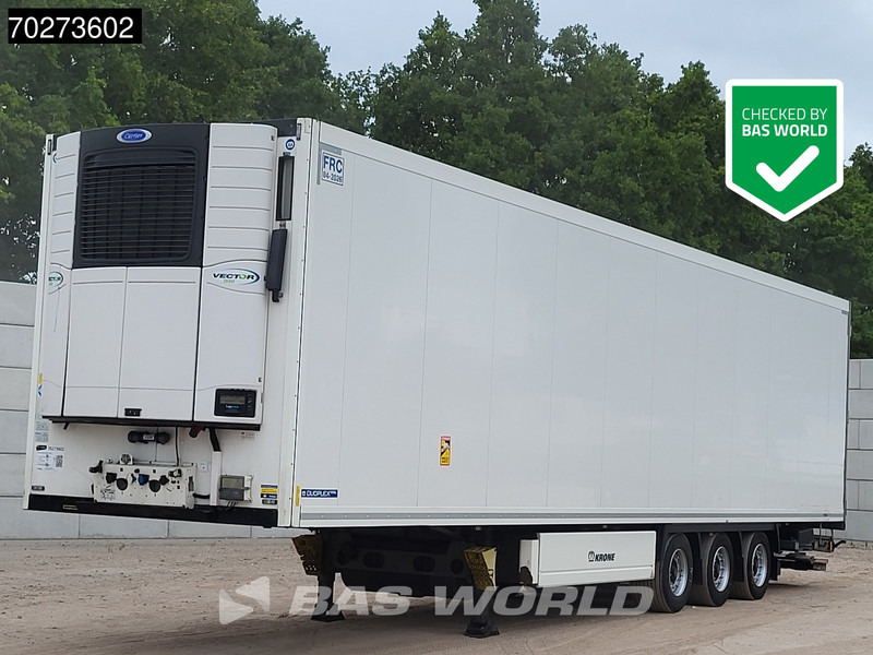 Krone Carrier Vector 1550 Tailgate TUV 11/25 Liftachse Bloemenbreed - Refrigerator semi-trailer: picture 1 Krone Carrier Vector 1550 Tailgate TUV 11/25 Liftachse Bloemenbreed - Refrigerator semi-trailer: picture 1