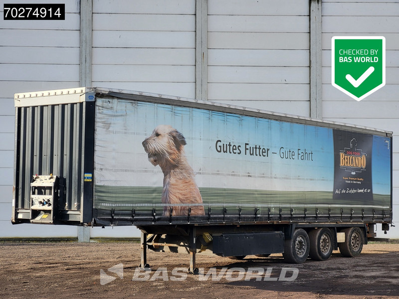 Krone SD 3 axles Forklift Lift+Lenkachse Kooiaap Palettenkasten SAF Sliding Roof - Curtainsider semi-trailer: picture 1 Krone SD 3 axles Forklift Lift+Lenkachse Kooiaap Palettenkasten SAF Sliding Roof - Curtainsider semi-trailer: picture 1