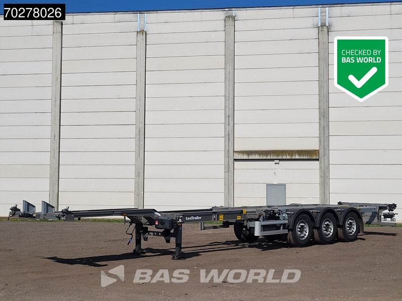 Lecitrailer SR3EC 3 axles UNUSED Liftachse Multi'45 - Container transporter/ Swap body semi-trailer: picture 1 Lecitrailer SR3EC 3 axles UNUSED Liftachse Multi'45 - Container transporter/ Swap body semi-trailer: picture 1
